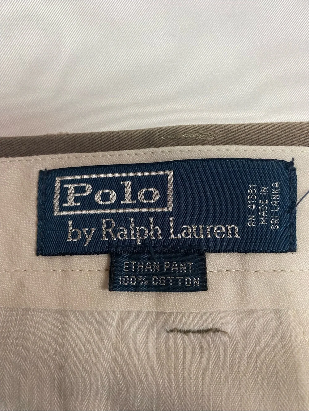 Polo by Ralph Lauren Olive Brown Pleated Pants Men’s 34x32